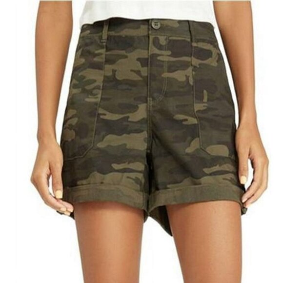 😀 3 for $20 NWT Sanctuary Women Size Small Hero Utility Short Cadet Camo NEW - Picture 1 of 3